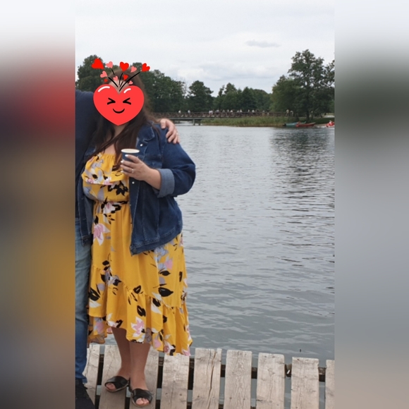 Flattering summer dress plus size 22 - Picture 4 of 4